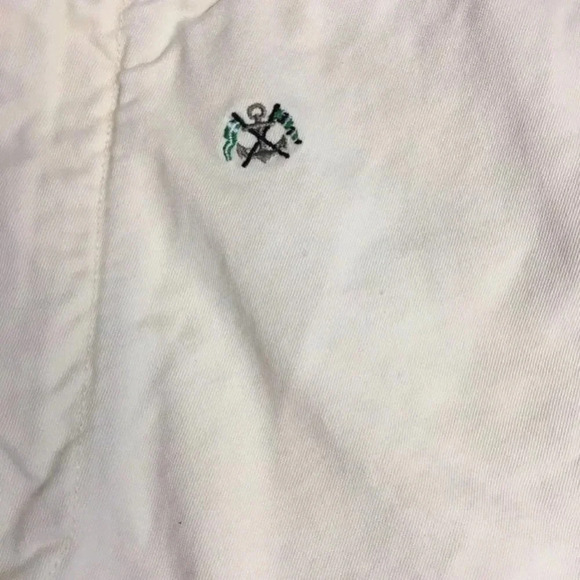 J Crew yellow anchor flat front shorts size 34 EUC - Picture 3 of 7